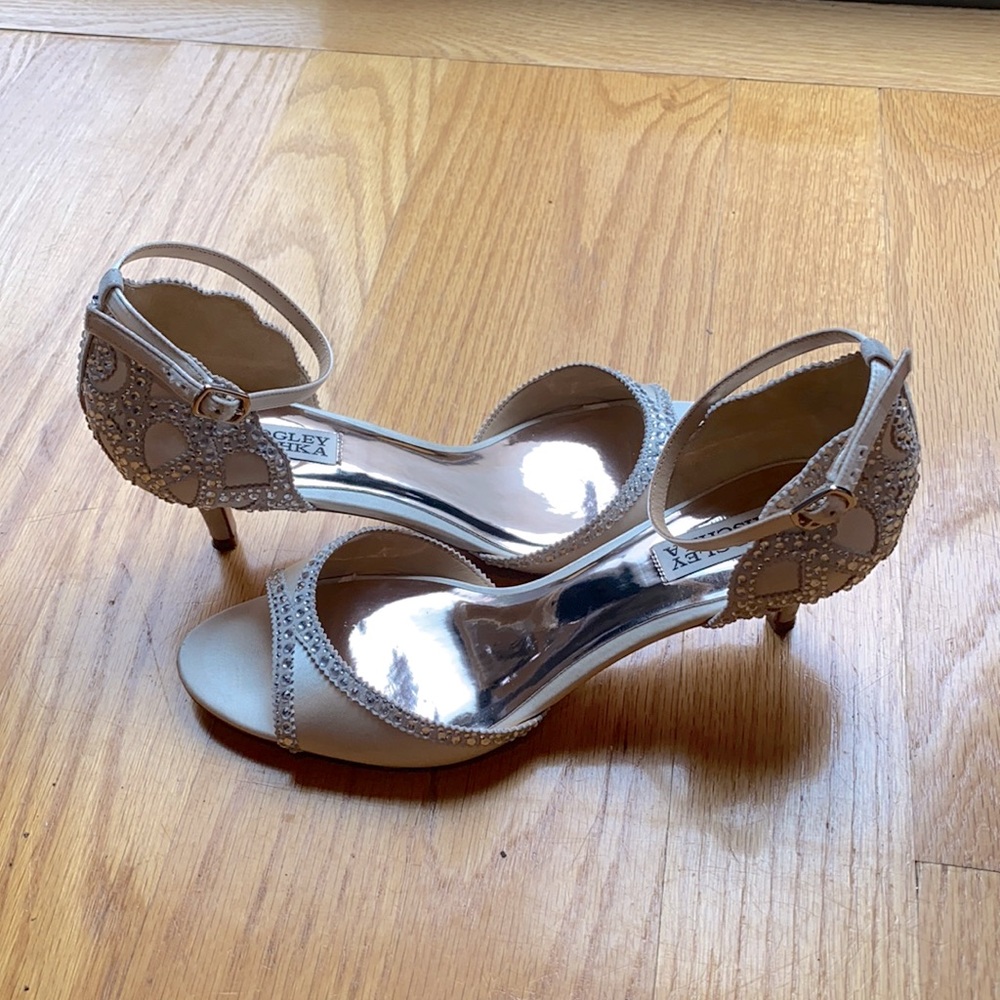 Badgley Mischka Gillian Crystal Embellished Sandal
